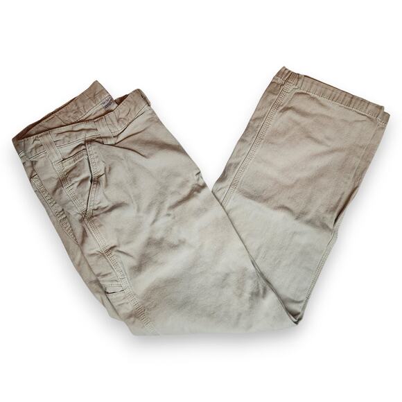 Carhartt Men’s Relaxed Straight Rigby Dungaree Pants Beige 36x30 Style 102291 - Picture 1 of 11